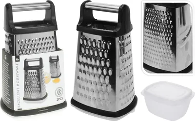 Produktbild von Koopman Edelstahlreibe mit Tablett
