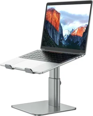 Produktbild von Ergonomischer Laptopständer, verstellbar, 10-15,6 Zoll, Grau
