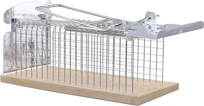 Produktbild von RatzFatz Mausefalle Lebendfalle 15cm Groß Inkl Ebook Effektiv, Robust – Mäuse, Holz, Lebend Fangen, Kastenfalle, Draht, Keller, Carport, Terrasse, Indoor, Outdoor, Klein, Trapstar MBS-01
