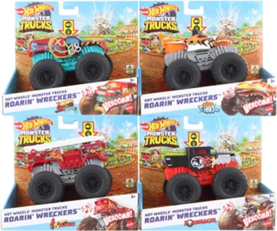 Zdjęcie produktu dla Hot Wheels Monster Trucks HDX60, Monster Truck, 3 lat(a), LR44, Plastik, Metal, Różne kolory