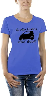 Produktbild von Touchlines Damen T-Shirt , Große Autos.. Blau, S