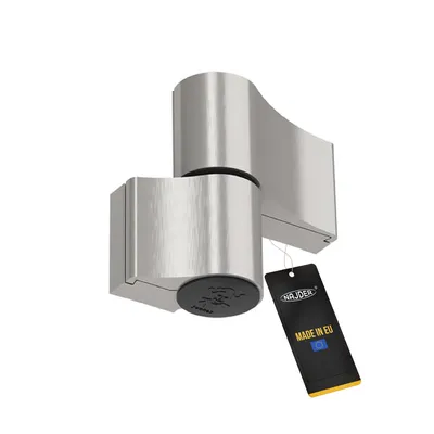Produktbild von NAJDER Aluminium-Türscharnier - Jocker Typ - Aufschraubband - Doppelscharnier - Scharnier - für Türen - 1 Stück -Montageabstand 67mm - Farbe INOX
