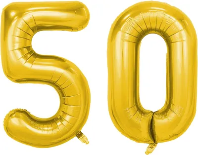 Zdjęcie produktu dla Zestaw balonów foliowych – złoty/40 cali – 5 + 0