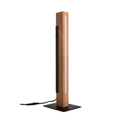 Obrázok produktu pre Deko-Light, stolová lampa, MADERA, 7 W, Touch DIM, 3000 K, čierna, 560 lm, vstupné napätie: 220-240 V/AC, hliník, trieda energetickej účinnosti: F, IP 20