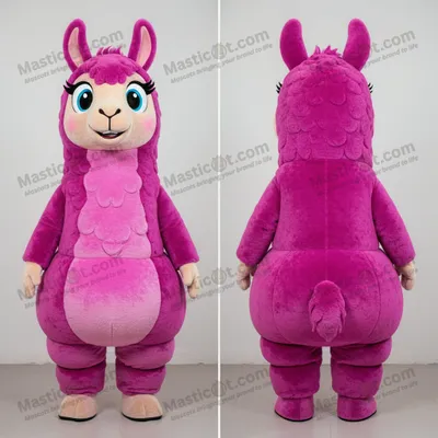 Produktbild von Magenta MASTICOT Samtige Cartoon-Lama-Maskottchen