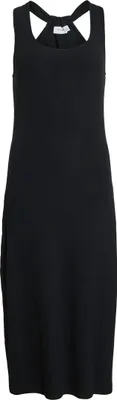 Produktbild von VILA Geripptes Maxikleid mit Racerback und Knotendetail Größe: XL