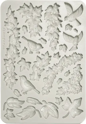 Immagine prodotto di STAMPERIA SILIKONFORM: Stampi in silicone, processo di formatura, colata. Modello: "House of Roses", "Efeu" (edera)