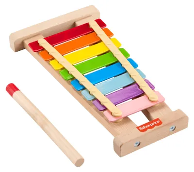 Produktbild von Fisher-Price Holz-Xylophon Musikinstrument für Kleinkinder