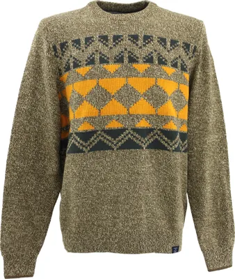 Produktbild von 33282 Lerros, ,  Herren Crew Neck Rundhals Pullover Pulli, mittlerer Glattstrick, braun orange, L