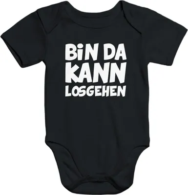 Lustiger Baby Body 'Windel Lädt Bitte Warten' - Bio Baumwolle Kurzarm Body