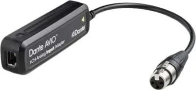 Imagen del producto de AUDINATE Dante AVIO: Adaptador de entrada analógica, 1 canal