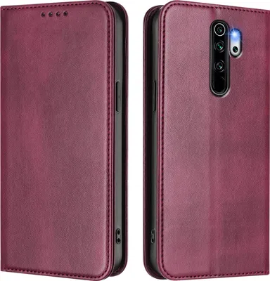 A product shot of a phone case, showing both the front and back.