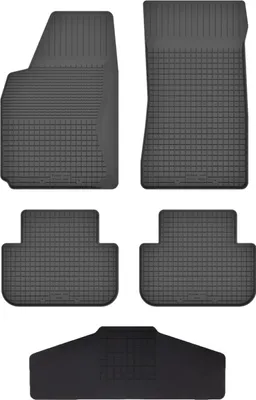 Produktbild von Gummi Fußmatten Set Für: Ssangyong Rexton Ii (2006-2012) Gummimatten Schwarz