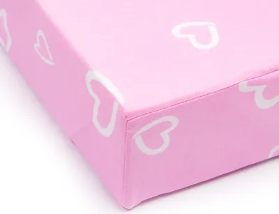 Produktbild von Amilian Spannbettlaken Spannbetttuch für Babybett Kinderbett 70x140 cm, 100% Baumwolle, fürs Baby, Bettwäsche Größe: 140x70 cm