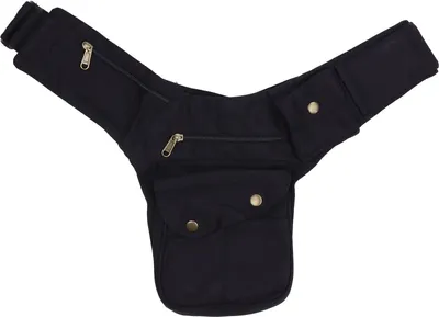 Produktbild von Gürteltasche – Buddy – schwarz – messingfarben – Gürteltasche