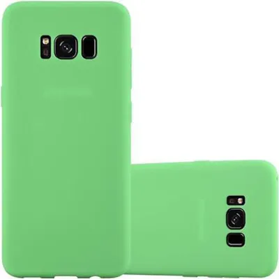 Immagine prodotto di Custodia Cadorabo per Samsung Galaxy S8 custodia protettiva in verde custodia per cellulare TPU custodia in silicone cover