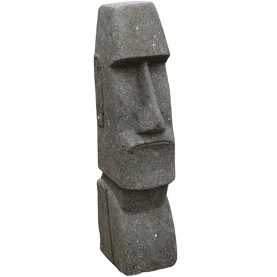 Immagine prodotto di Stonox Moai statua Hisar pietra naturale resistente al gelo 20 x 17 x 80 cm