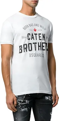 Produktbild von Dsquared2 Caten Brothers T Shirt Herren Weiß
