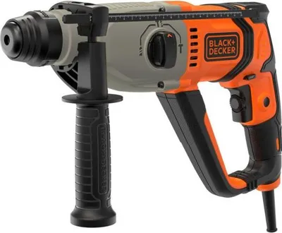 Produktbild von Black + Decker 800 Watt Bohr- und Meißelhammer, 2,2 Joule, 2-tlg. Bit-Zubehör - BEHS02A-QS