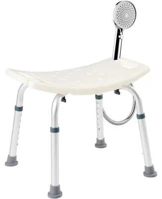 Zdjęcie produktu dla Siedzisko prysznicowe, regulowana wysokość, ergonomiczna konstrukcja, BIAŁE
