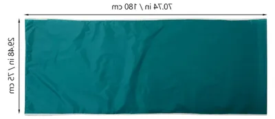 Produktbild von Grünes Gleittuch 180 x 75 cm für die Patientenlagerung