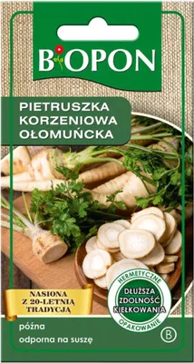 Obrázok produktu pre Biopon Seeds Korenová petržlenová olomoucka neskorá odolná voči suchu 3G