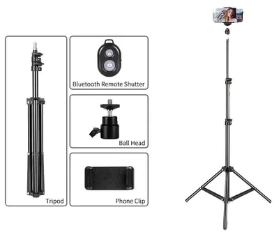 Obrázek produktu pro Fotostativ, výškově nastavitelný, lehká konstrukce, 150 cm