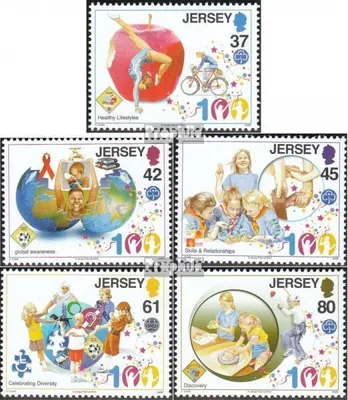 Produktbild von Briefmarken GB - Jersey 2010 Mi 1453-1457 (kompl.Ausg.) postfrisch Pfadfinderinnen