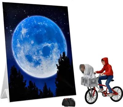 Produktbild von E.T. - Der Außerirdische Actionfigur Elliott & E.T. on Bicycle 13 cm