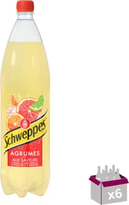 Image de Schweppes Agrumes - 6 x 1.5 L