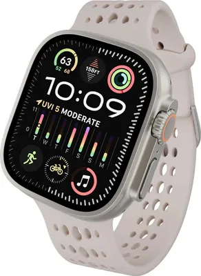 Imagen del producto de Correa para reloj inteligente Ares O, Kapela, relojes inteligentes, arcilla, Apple, Apple Watch 44mm / 45mm / 46mm / 49mm, silicona