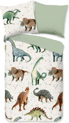 Produktbild von Duvet cover Pure 135x200 + 1* 80x80 cm - Dinosaur