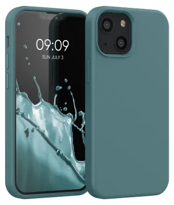 Produktbild von kwmobile Handyhülle für iPhone 13 mini Hülle, für iPhone 13 mini Case - Hülle Silikon - kabelloses Laden - Arctic Night