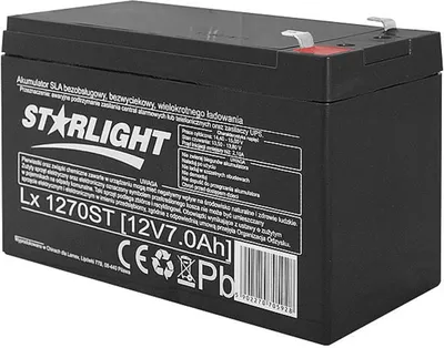 Obrázok produktu pre Olovená batéria 12V / 7,0Ah LTC LX1270CS