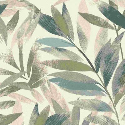 Obrázek produktu pro Vliesová tapeta 867640 Botanická džungle tapeta 53 x 1005 cm Rasch Symphony Blue Green