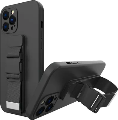 Produktbild von Hurtel Rope case, Mantelhülle, Apple, iPhone 13 mini, 13,7 cm (5.4"), Schwarz