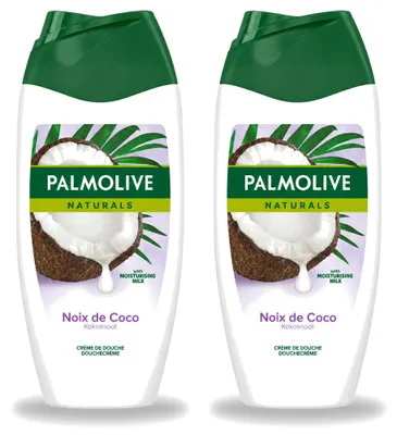 Produktbild von 2 x Palmolive Naturals Duschcreme Kokosnuss - 250 ml - Vorteilspackung - 2 Stücke
