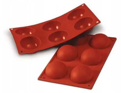 Produktbild von Silikomart Silikonform Halbkugel Backform 60mm Ø