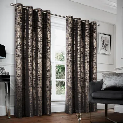 Productafbeelding van 100% gouden fluwelen verduisteringsgordijnen - Set van 2 - 52 x 63 inch