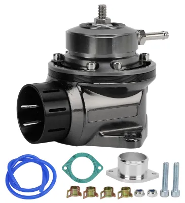 Productafbeelding van Turbo afblaasventiel (BOV), drukontlastingsventiel, ID 40 mm, lengte 65 mm, universele modificatie, zwart