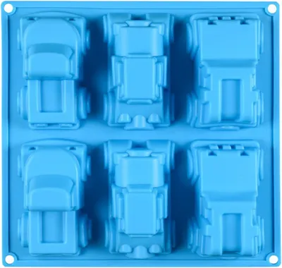 Produktbild von GKA große 3D Silikon Backform LKW Truck Lastwagen Silikonbackform 27 cm Fondantform Silikonform