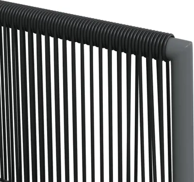 Productafbeelding van vidaXL Tuinstoelen met kussens, 6 stuks, zwart, 54x60,5x83,5 cm