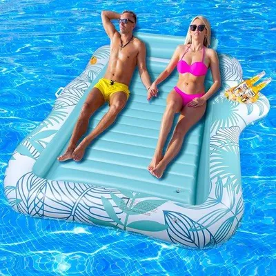 Immagine prodotto di Materasso gonfiabile Deluxe per piscina e spiaggia.