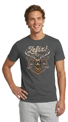 Produktbild von Spreadshirt Zefix Bayrisch Grantler Trachtenmuster Für Männer Männer T-Shirt, S, Anthrazit