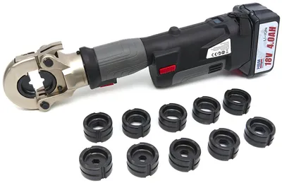 Produktbild von HBM Hydraulische Kabelcrimpzange, Satz 16–300 mm² – 60 kN, Akkubetrieb