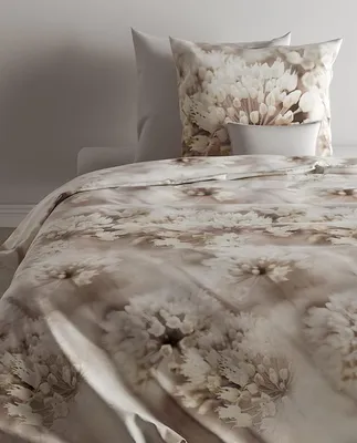 Produktbild von Zo!Home Bettwäsche Shanna 1 Bettwäsche 155x220cm + 1 Kopfkissen 80x80cm 100% Baumwolle Mako-Satin Taupe Grey