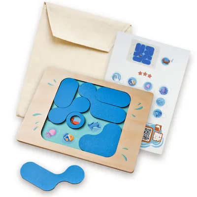 Produktbild von Holzpuzzle „Meeresversteckspiel“