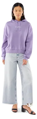 Produktbild von Tommy Hilfiger Damen Hoodie Classic Script Fleece mit Kapuze, Violett (Lavender
