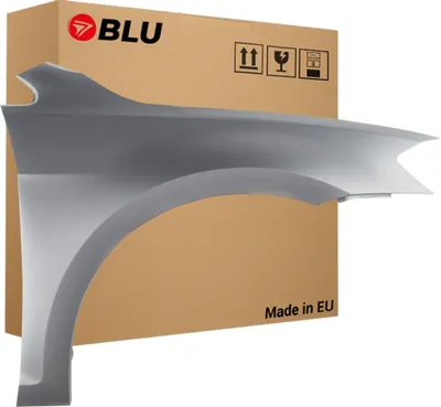 Immagine prodotto di BLU Parafango compatibile con VW Volkswagen Golf VII 7 LA7W Destra Silver ReflexSilber | 2012-2017 | Anteriore | Verniciato | Pronto per il montaggio | Acciaio