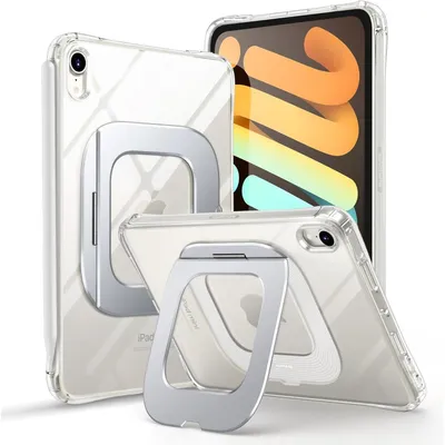 Zdjęcie produktu dla Etui z podstawką dla iPad mini 7./6. generacji, 8,3 cala, przezroczyste, odporne na zarysowania, z funkcją ładowania Apple Pencil